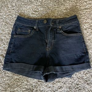 High Rise Jean Shorts